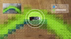 A Trimble study showed that horizontal steering control on a soil compactor saves cost and labor. A Trimble study showed that horizontal steering control on a soil compactor saves cost and labor.