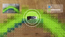 A Trimble study showed that horizontal steering control on a soil compactor saves cost and labor. A Trimble study showed that horizontal steering control on a soil compactor saves cost and labor.