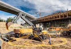 Continental ProViu 360 surround view Worker Detection system uses optimized construction algorithms to classify detected objects near a machine as a person and warns of possible collisions. Continental ProViu 360 surround view Worker Detection system uses optimized construction algorithms to classify detected objects near a machine as a person and warns of possible collisions.