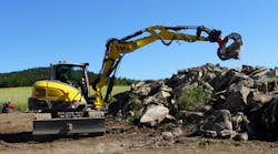 Wacker Neuson Ew100 Wheeled Excavator