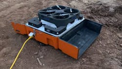 This small, 75-pound kit produces 8,000 square feet of usable light, with crisp edges and no glare, because the light is projected straight down. This small, 75-pound kit produces 8,000 square feet of usable light, with crisp edges and no glare, because the light is projected straight down.