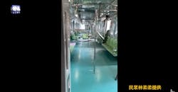 Screen shot of video posted by CNA. Screen shot of video posted by CNA.