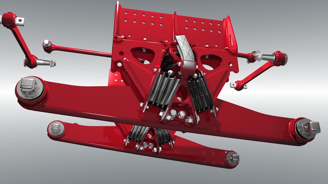 Hendrickson Haulmaax EX Rubber Suspension System Construction Equipment