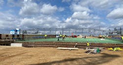 Advanced Construction Robotics completed its first-ever TyBot project in Wisconsin. TyBot augmented the crew from MKE Iron Erectors and boosted productivity on the IH-39 Structure B-11-166 bridge in Columbia County, according to the manufacturer. TyBot accomplished 17,823 ties in two shifts for this project across a 7,775-square-foot area. TyBot ties reinforcing steel at a rate of over 1,100 ties per hour. “Resilience is one of our core values, so we are excited to be the first contractor in Wisconsin to deploy this innovative tool,” said Barb Sheedy, president and owner of MKE, in a statement. “Having TyBot on our job site was a major asset to our crew as they finished the project on time and on budget. Just as importantly, TyBot will provide health and safety benefits for our union ironworkers. Less tying means they will experience less physical stress, possibly extending their careers while avoiding strain injuries.” Advanced Construction Robotics completed its first-ever TyBot project in Wisconsin. TyBot augmented the crew from MKE Iron Erectors and boosted productivity on the IH-39 Structure B-11-166 bridge in Columbia County, according to the manufacturer. TyBot accomplished 17,823 ties in two shifts for this project across a 7,775-square-foot area. TyBot ties reinforcing steel at a rate of over 1,100 ties per hour. “Resilience is one of our core values, so we are excited to be the first contractor in Wisconsin to deploy this innovative tool,” said Barb Sheedy, president and owner of MKE, in a statement. “Having TyBot on our job site was a major asset to our crew as they finished the project on time and on budget. Just as importantly, TyBot will provide health and safety benefits for our union ironworkers. Less tying means they will experience less physical stress, possibly extending their careers while avoiding strain injuries.”