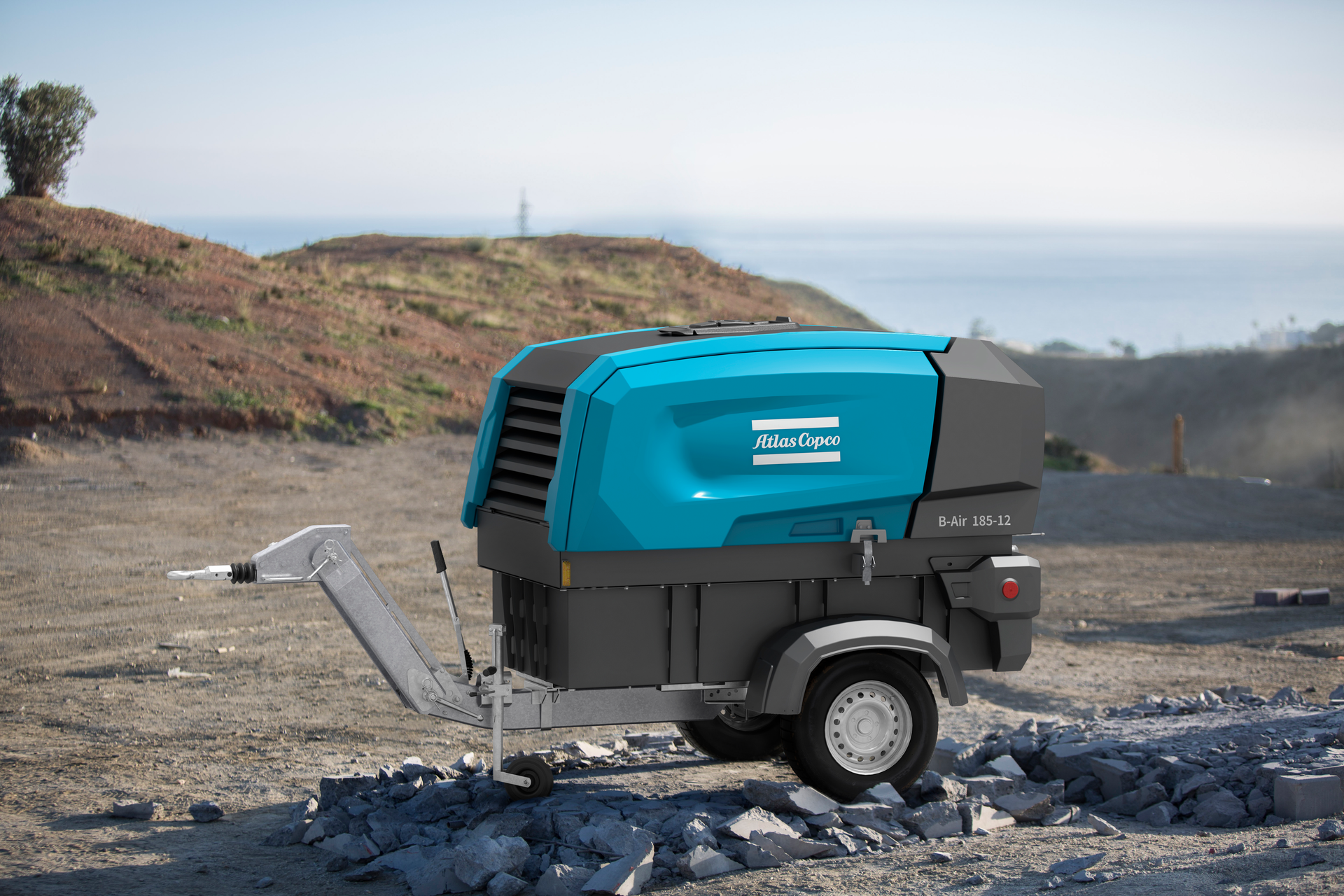 Atlas Copco B-Air 185-12 Air Compressor | Construction Equipment