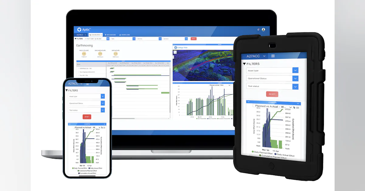 Topcon Software Topcon Aptix integrates third-party software | Construction Equipment