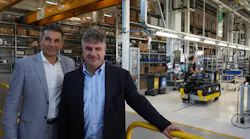 Stefano Pampalone, president construction at CNH Industrial, and Federico Bullo, head of construction Europe.