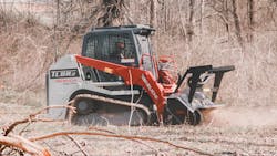 Employing cab safety features like ROPS/FOPS Level II protection and a polycarbonate windshield will protect the operator in the instance of a tipping accident or flying debris. Employing cab safety features like ROPS/FOPS Level II protection and a polycarbonate windshield will protect the operator in the instance of a tipping accident or flying debris.