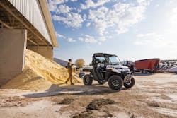 Electric equipment for rental is not confined to mini-excavators and CTLs. United Rentals offers the Polaris Ranger XP Kinetic, an electric UTV.