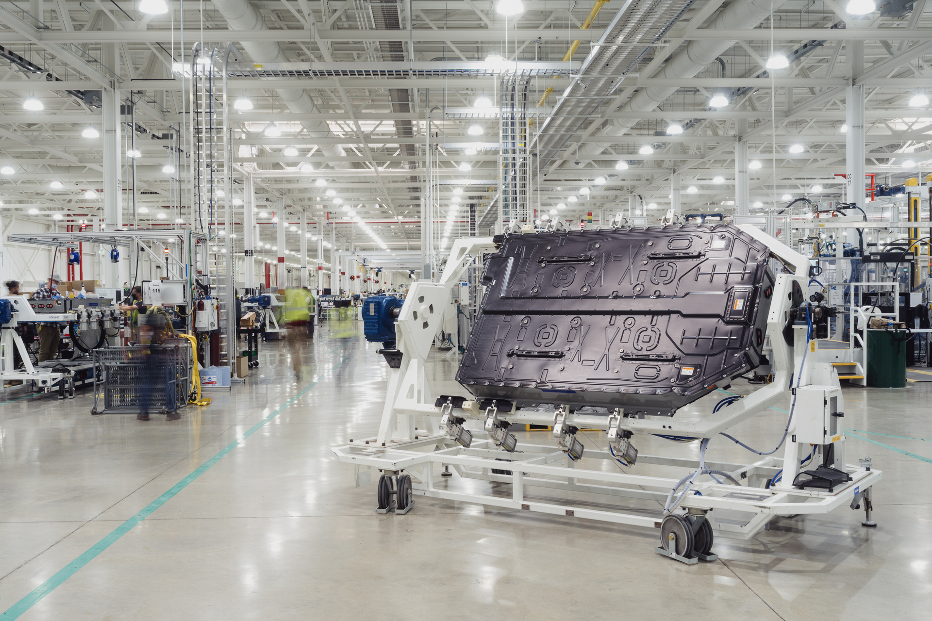 Rivian's manufacturing plant in Normal, Illinois.
