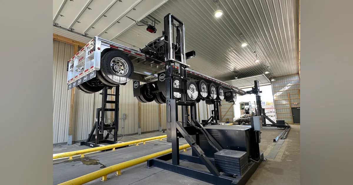 Modular Work Trailers Stacked LiftWise trailer stacker | Construction Equipment