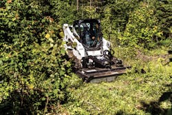 Many manufacturers are beginning to carry a wide variety of sizes and types of brush clearing attachments. Most attachments are suited to standard hydraulic flow while some, like Bobcat, possess the capability of &apos;super flow&apos;.