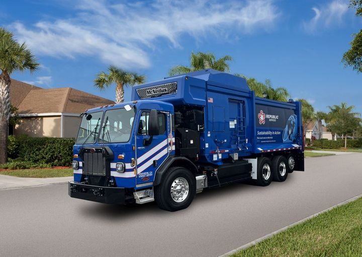 Republic Services adds first EV truck to fleet Construction Equipment