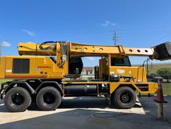 This wheeled excavator runs on diesel, like much of Manatee County's equipment. Before the county goes to electric yellow iron, its fleet manager says he needs to see more options from manufacturers. This wheeled excavator runs on diesel, like much of Manatee County's equipment. Before the county goes to electric yellow iron, its fleet manager says he needs to see more options from manufacturers.