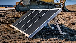 Klein Tools 200W portable job site solar panel Klein Tools 200W portable job site solar panel