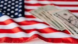 Dollars On The Flag Dollars On The Flag