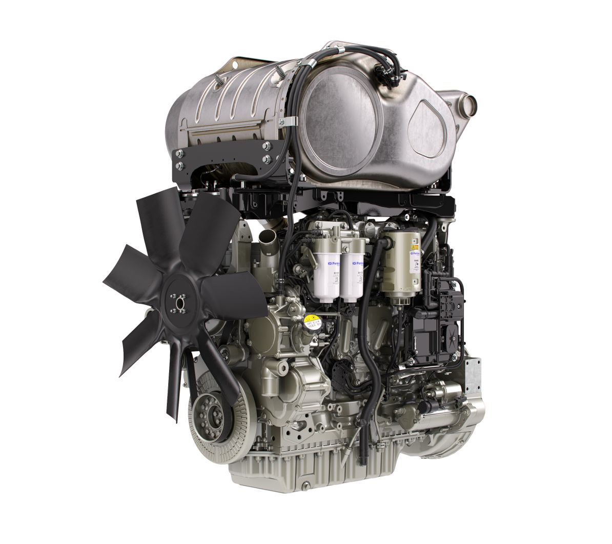 Perkins is collaborating with Equipmake and Loughborough University to develop and produce an advanced multi-fuel drop-in hybrid integrated power unit based on its 7-litre Perkins 1200 Series.