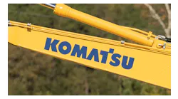 Komatsu Logo On A Boom