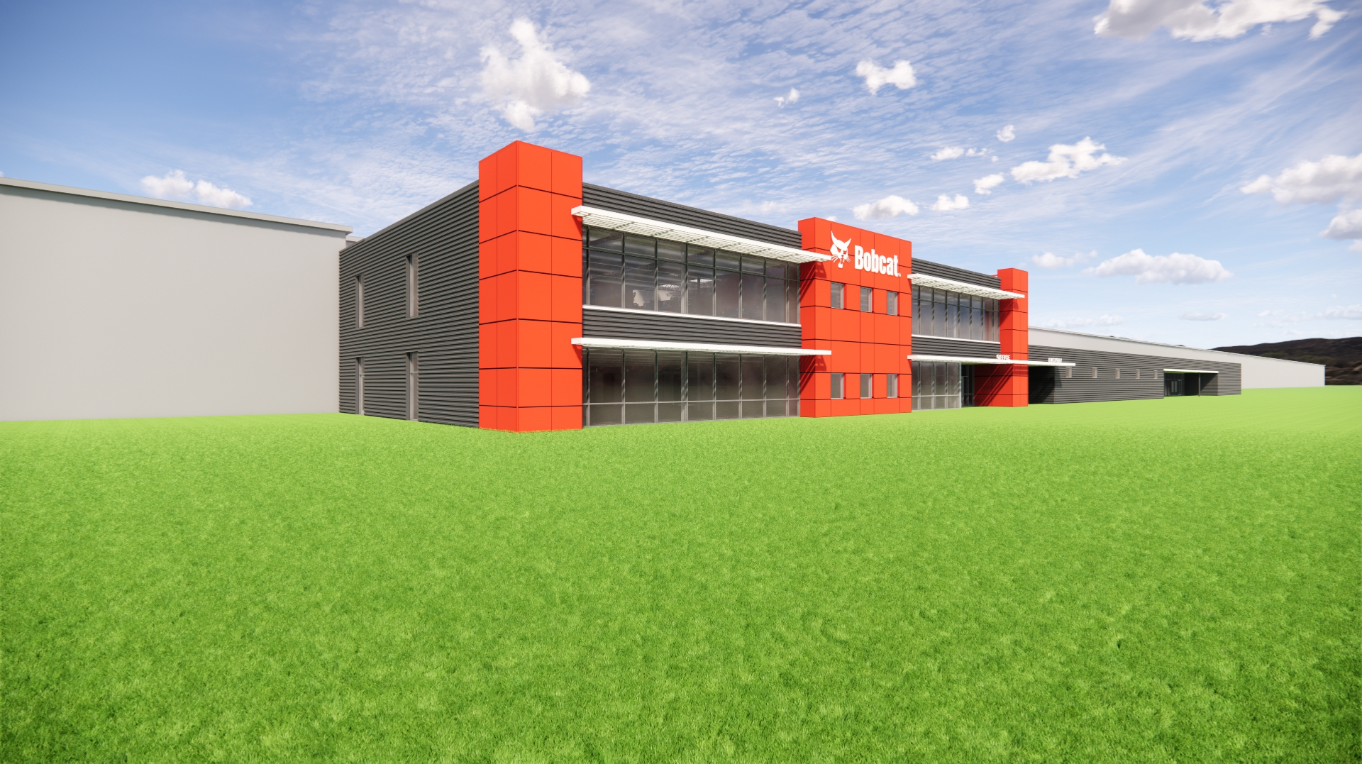 A rendering of Bobcat's new facility in Monterrey, Mexico.
