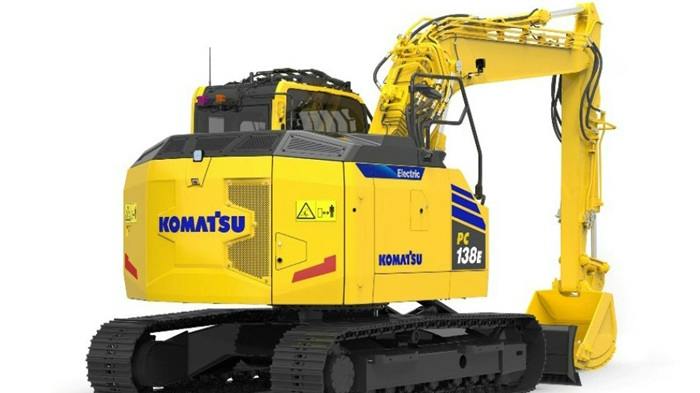 Komatsu PC138E electric excavator