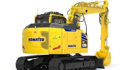 Komatsu PC138E electric excavator