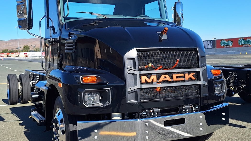 MD Electric&rsquo;s bulldog and nameplate are copper colored, symbolic of the many copper cables in its 400-v electric propulsion system.