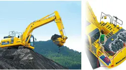 Komatsu hybrid excavator