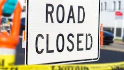Road Closed Sign Road Closed Sign