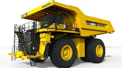 GM and Komatsu plan to put a hydrogen fuel cell in a 930E electric haul truck.