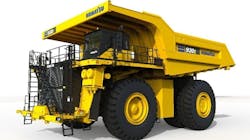 GM and Komatsu plan to put a hydrogen fuel cell in a 930E electric haul truck.