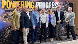 Executives from CRH and Caterpillar. Executives from CRH and Caterpillar.