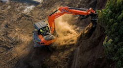 Kubota KX080-5 excavator.