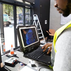 Rugged device in construction Rugged device in construction