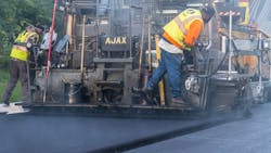 The number of machines and workers on a paving project increases the risk to both. Proper training can increase awareness and reduce the chance for human error. The number of machines and workers on a paving project increases the risk to both. Proper training can increase awareness and reduce the chance for human error.