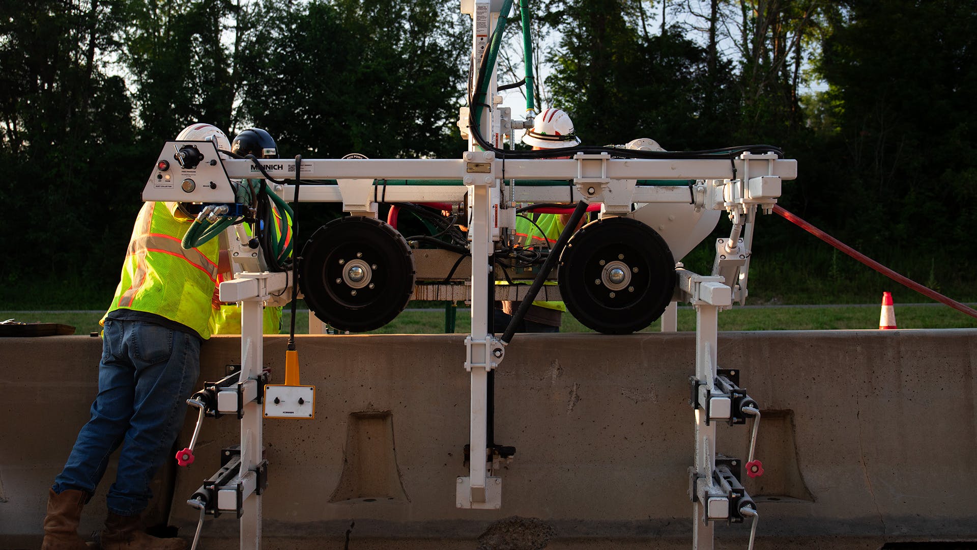 Minnich Barrier Wall Gang Drill