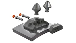 The VC compactors are compatible with round-shank cutting tools for stone as well as heavy-duty cutting tools. No specialist tools are required to change attachments.