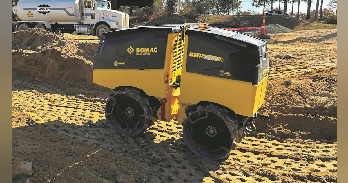 Construction Bitmap BOMAG BMP 8500 Multi-Purpose Compactor | Construction Equipment