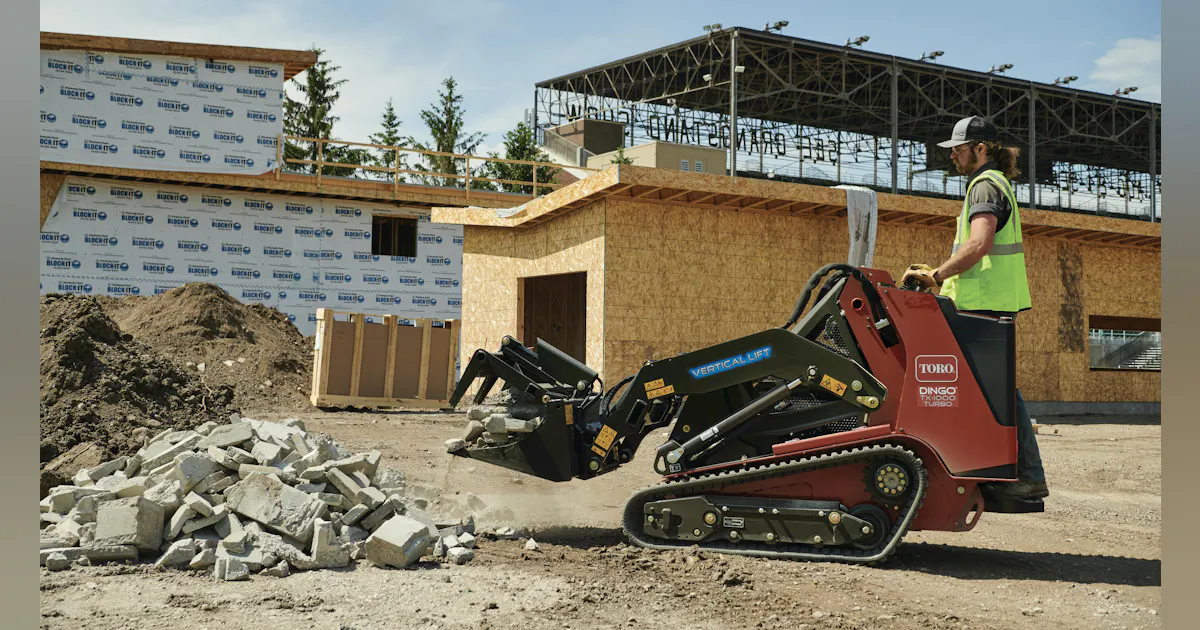 Dingo Machine Toro Dingo TX1000 Turbo Compact Track Loader | Construction Equipment