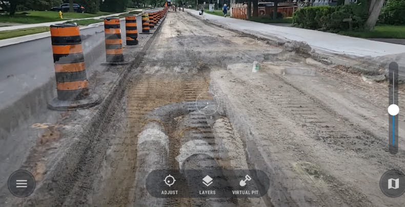 Augmented Reality Road Construction