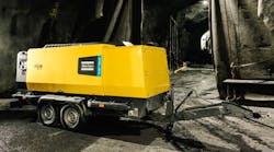 Atlas Copco 750-25 Portable Air Compressor