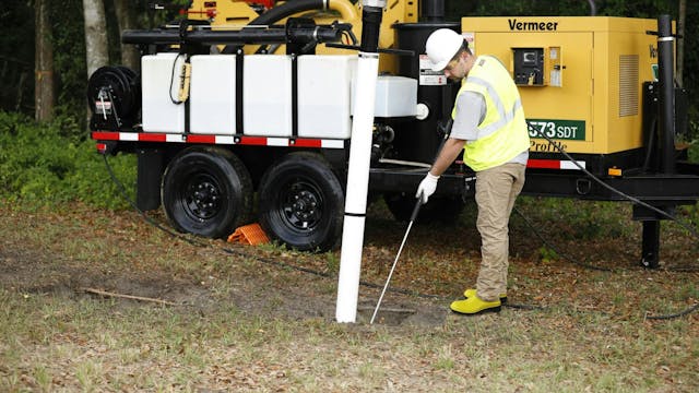 To get a rough estimate of operating costs for vacuum excavation, start with a hole count.