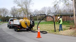 Vacuum excavation. Vacuum excavation.