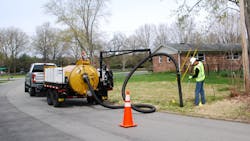 Vacuum excavators uncover utilities using high-pressure water,