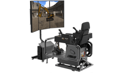 The latest training simulator systems include the backhoe loader and hydraulic mining shovel. The latest training simulator systems include the backhoe loader and hydraulic mining shovel.