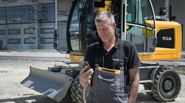 Liebherr My Assistant App for Earthmoving 