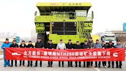 Jenny Bush, Cummins Power Systems president, joined key leaders from Cummins Power Systems China for the commissioning ceremony in the NHL industrial park in Bautou, China. Jenny Bush, Cummins Power Systems president, joined key leaders from Cummins Power Systems China for the commissioning ceremony in the NHL industrial park in Bautou, China.