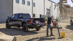 Now in its fifth year, Ford’s beefy 7.3-liter gasoline V-8 replaced a 6.8 V-10 as base power for SuperDuty pickups. Another 6.8-liter engine, this time a V-8, has since been introduced, also for the SuperDuties. Now in its fifth year, Ford’s beefy 7.3-liter gasoline V-8 replaced a 6.8 V-10 as base power for SuperDuty pickups. Another 6.8-liter engine, this time a V-8, has since been introduced, also for the SuperDuties.