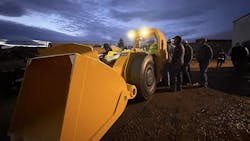 Epiroc Scooptram ST2D underground loader. Epiroc Scooptram ST2D underground loader.