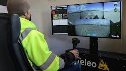 With Supervised Autonomy, Teleo allows human operators to oversee multiple machines simultaneously by remotely performing complex tasks that the autonomous technology cannot fully handle yet. With Supervised Autonomy, Teleo allows human operators to oversee multiple machines simultaneously by remotely performing complex tasks that the autonomous technology cannot fully handle yet.