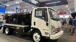 Thunder Creek upfit in Isuzu truck. Thunder Creek upfit in Isuzu truck.